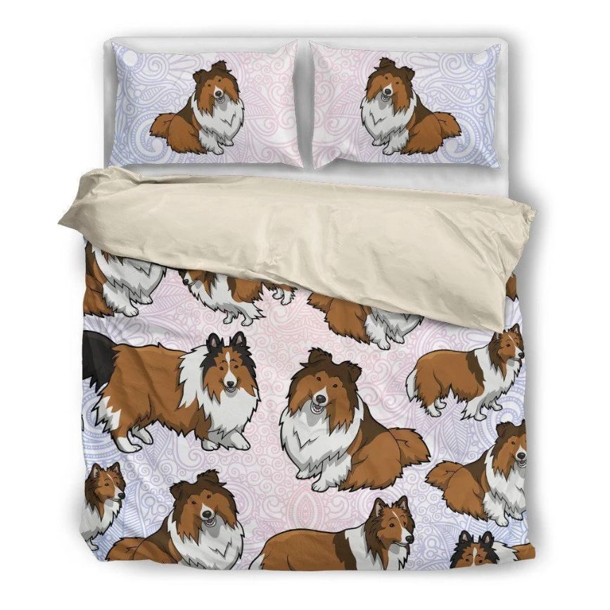 Sheltie Cotton Bed Sheets Bedding Sets Teeruto