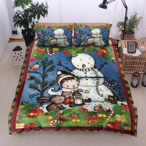 Snowman Cotton Bedding Sets