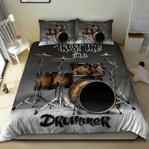 Trust Me Im A Drummer Bedding Sets