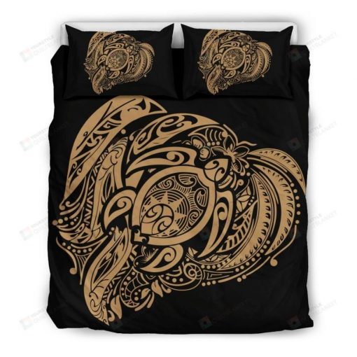 Turtle Hibiscus Polynesian Bedding Set