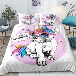 Unicorn Bulldog Bedding Sets