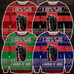 Veteran A Warrior Of Christ Ugly Christmas Sweater 3D All Over Print
