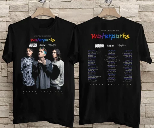Waterparks Band A Night Out On Earth 2021 Tour Dates Unisex T-Shirt