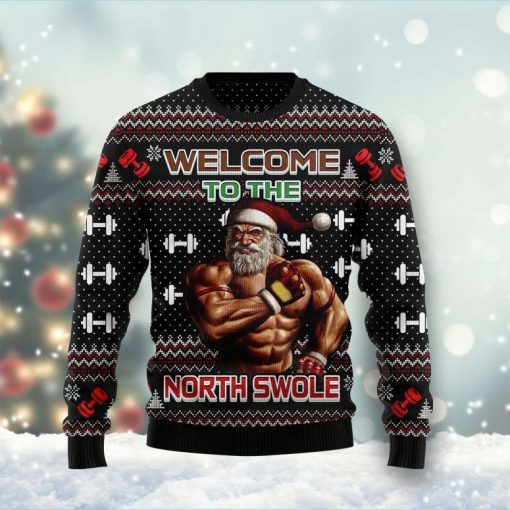 Welcome To The North Swole Ugly Sweater