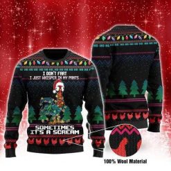Whisper In My Pants Rooster Christmas Ugly Sweater