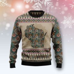 Wisconsin Mandala Unisex Sweater