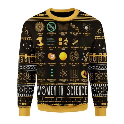 Women In Science Christmas Ugly Sweater