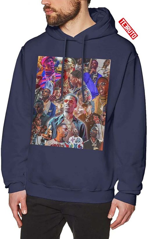 Young Dolph Images Capture Multiple Angles Artwork Hoodie