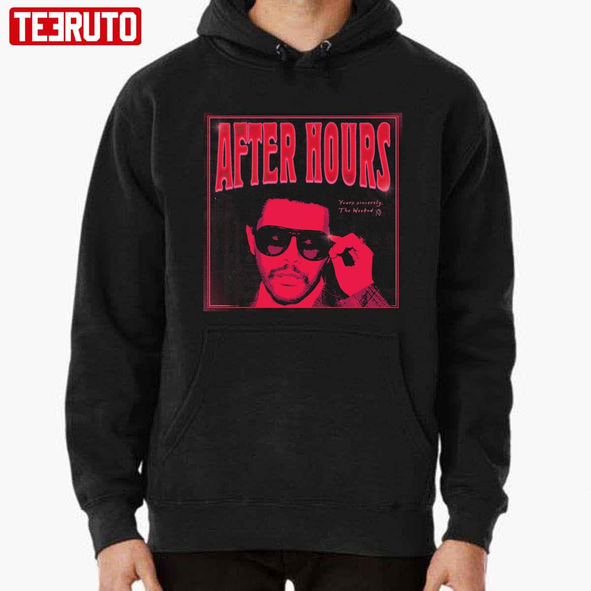 After Hours Red The Weeknd Unisex Hoodie