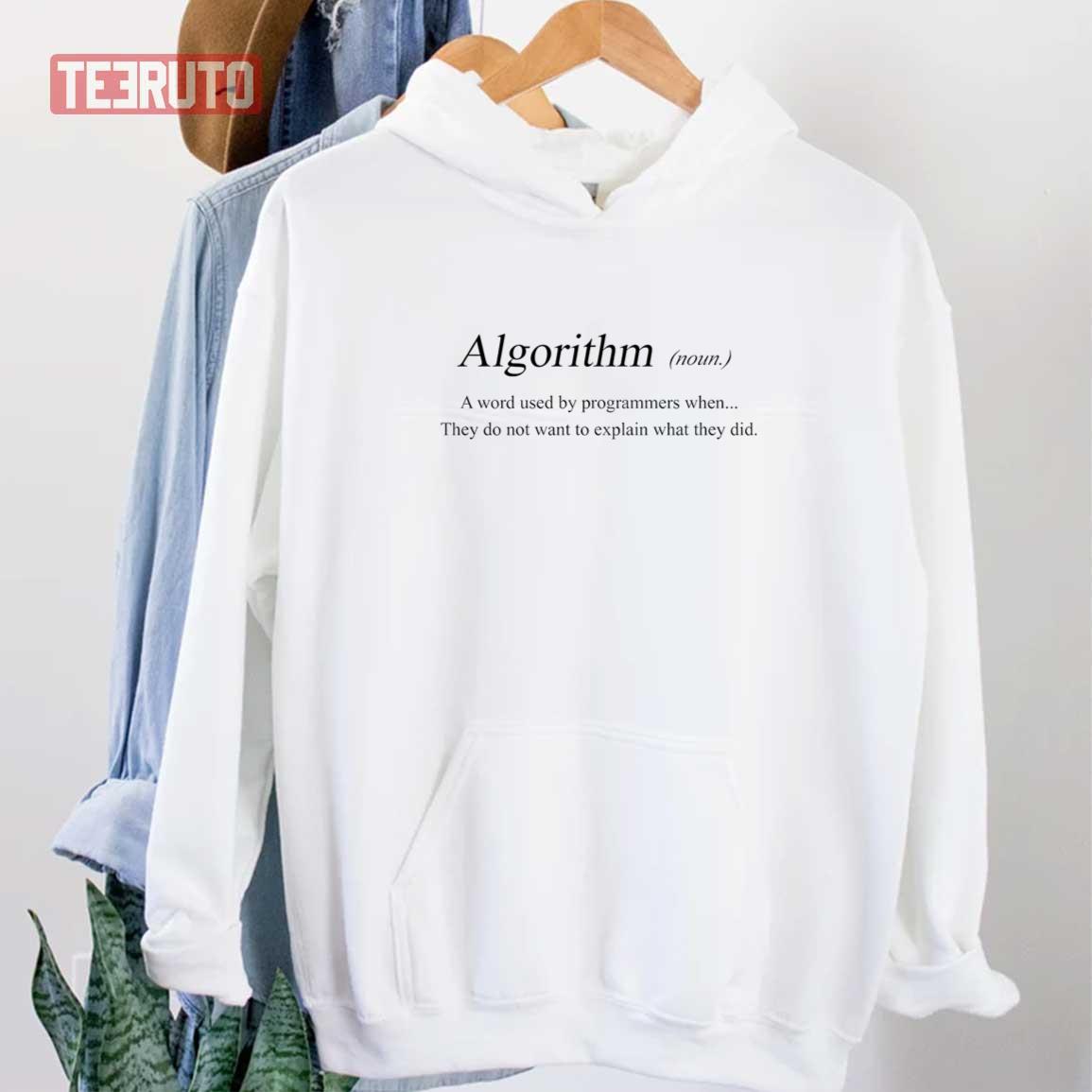 Algorithme Signification Funny Deffiniton Unisex Hoodie
