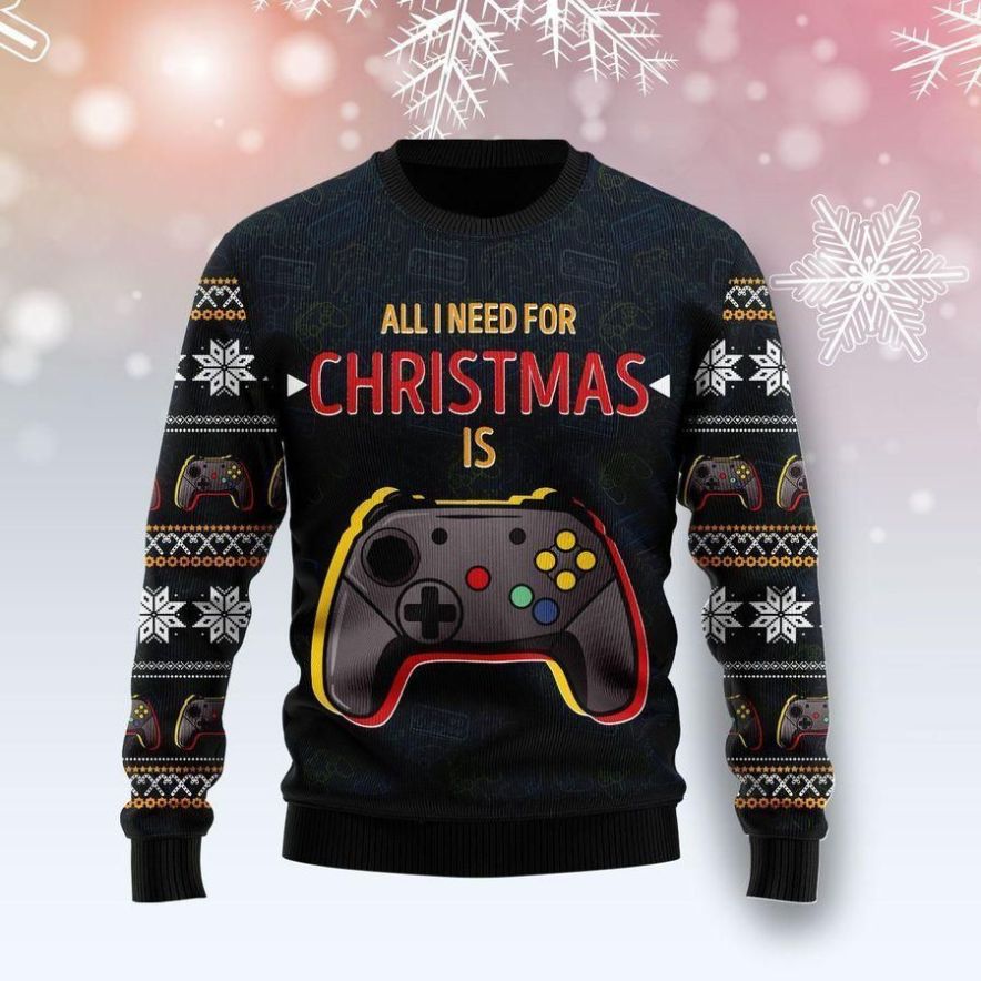 All I Need Is For Christmas Is Game 3D Sweater