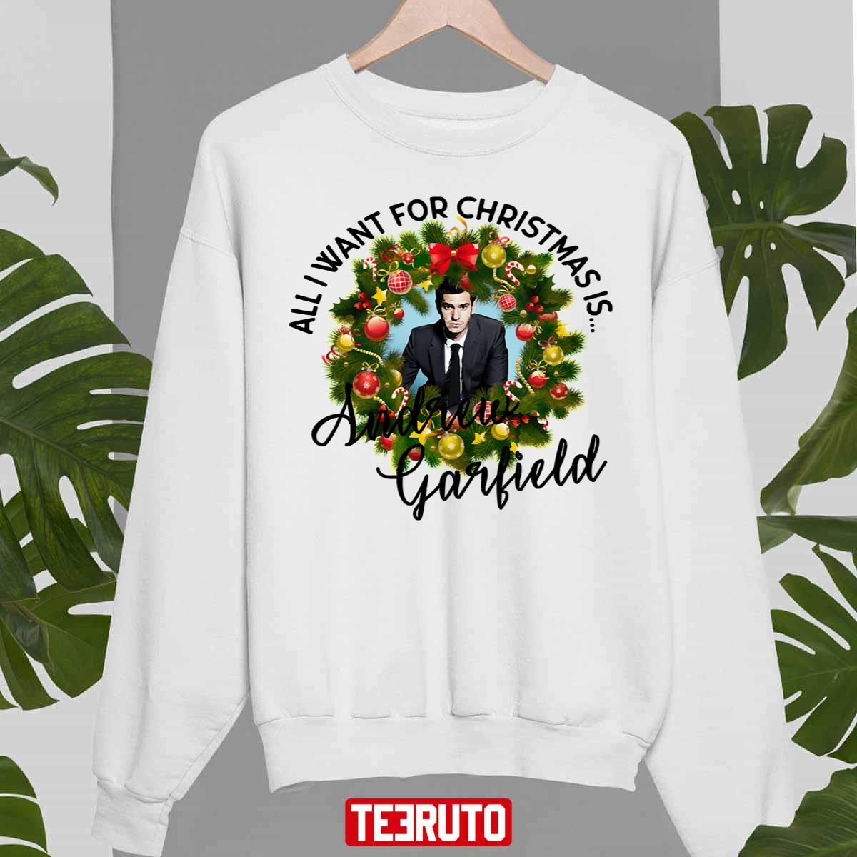All I Want For Christmas Is Andrew Garfield Unisex Sweatshirt