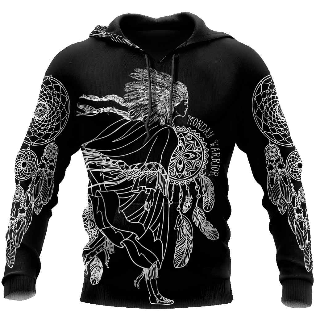 American Indian Warrior 3D Hoodie