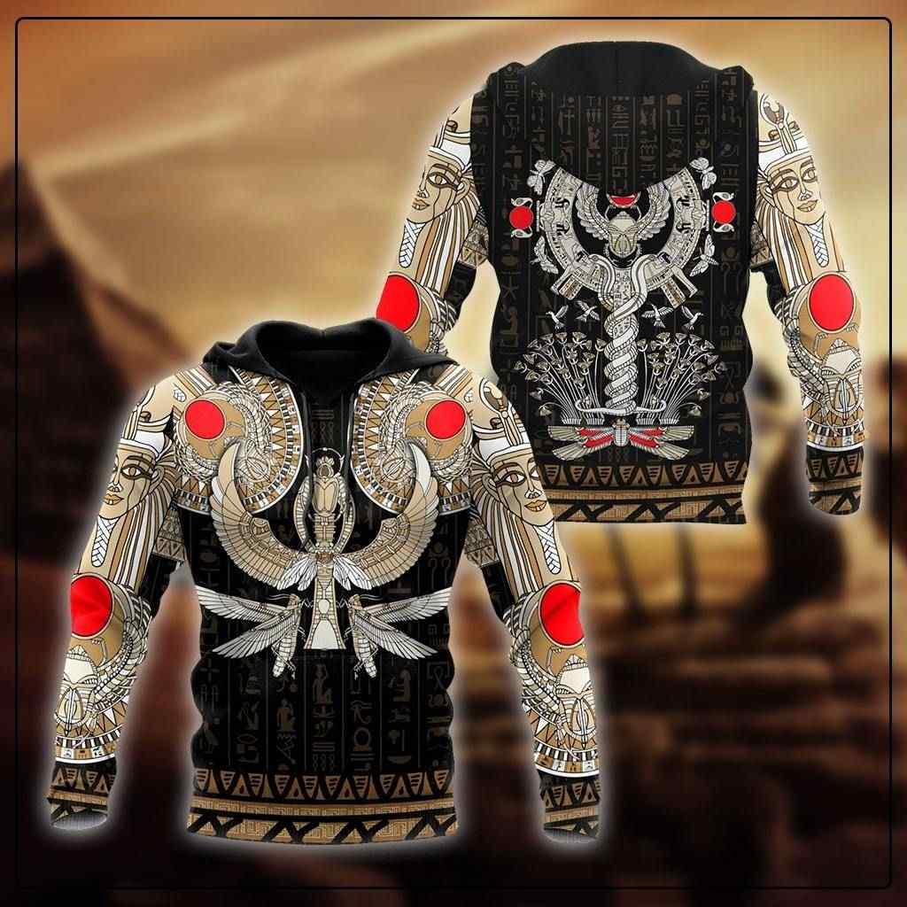 Ancient Egypt Painting Pattern 3D Hoodie