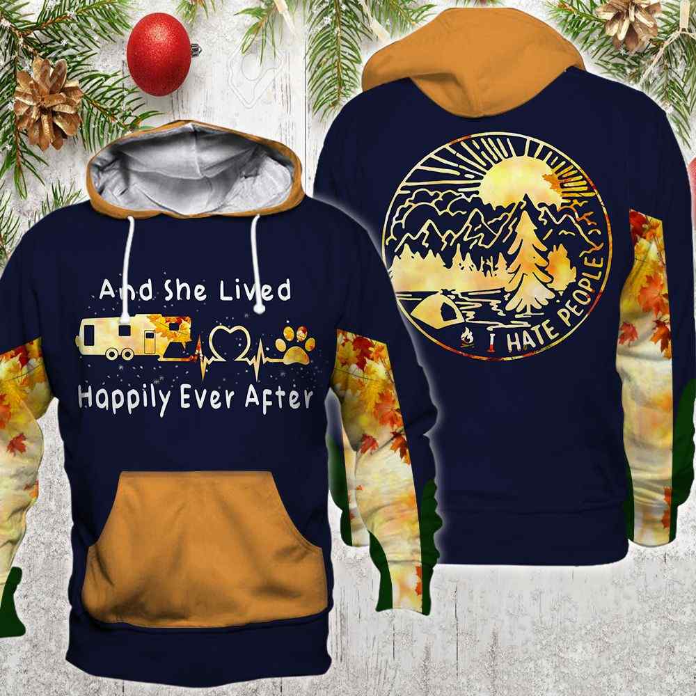 And She Lived Happily Ever After 3D Hoodie