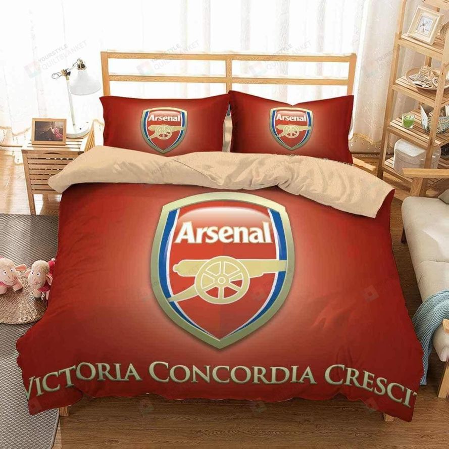 Arsenal F.C England Soccer Bedding Set