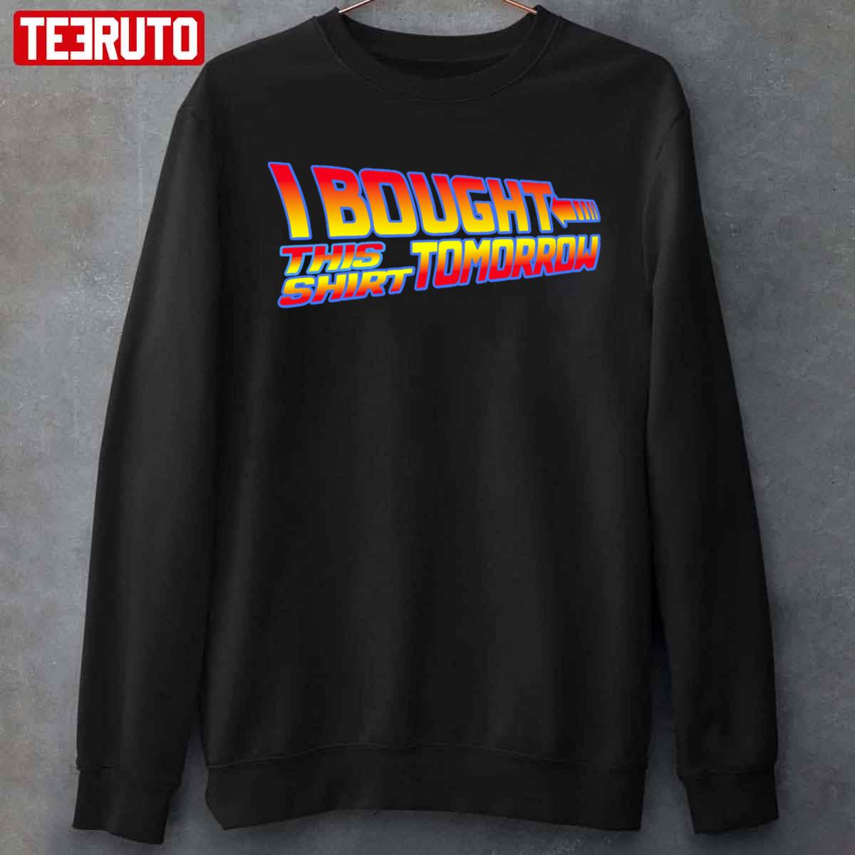 Back To The Future Movie I Bought This Tomorrow Vintage Unisex T-Shirt