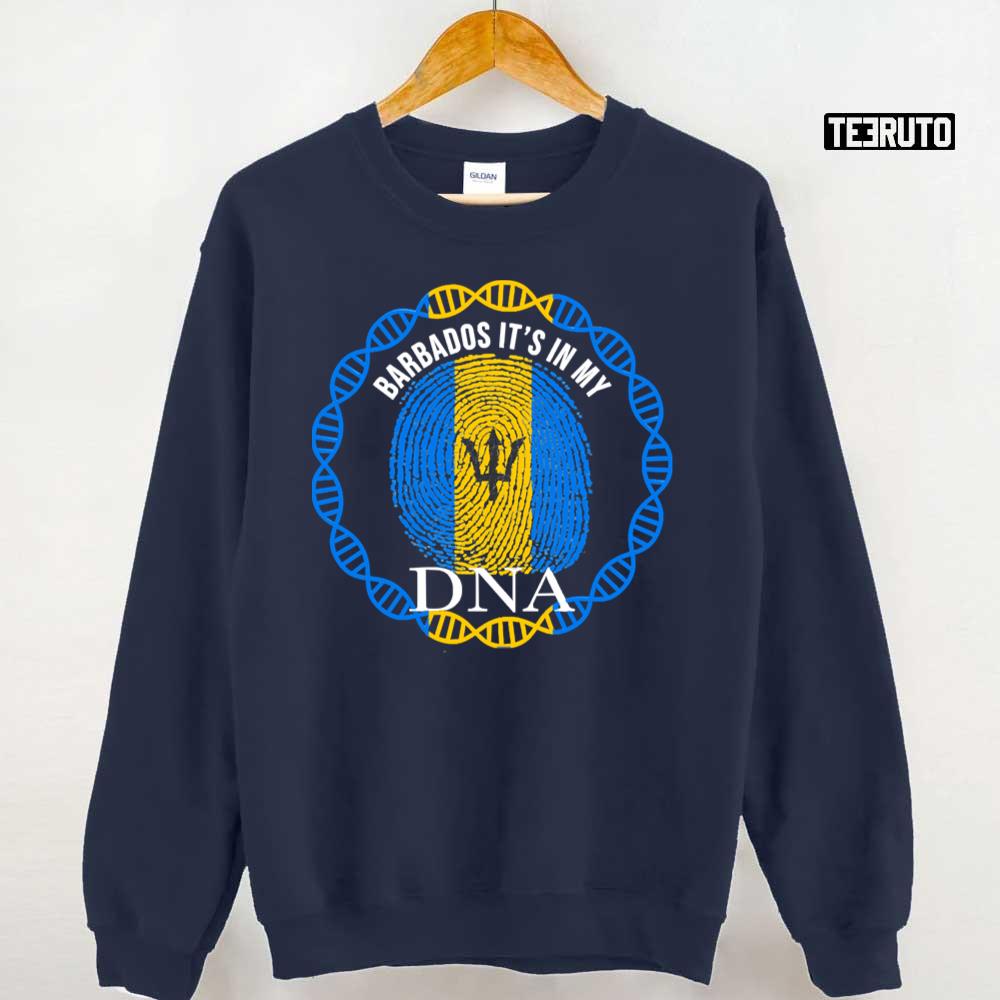 Barbados Its In My Dna Barbadian Flag Unisex Sweatshirt