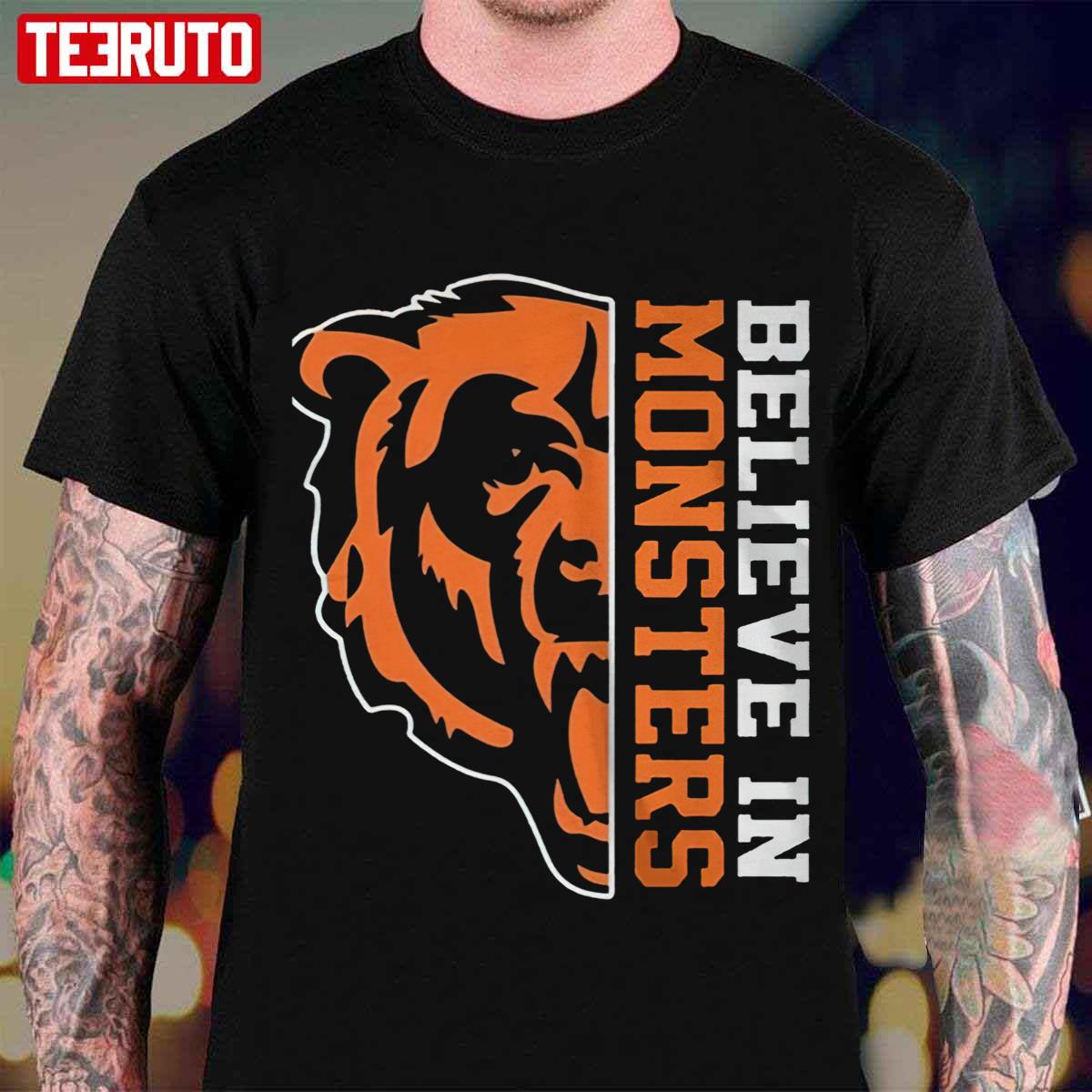 Believe In Monsters Chicago Bears Football Unisex T-Shirt
