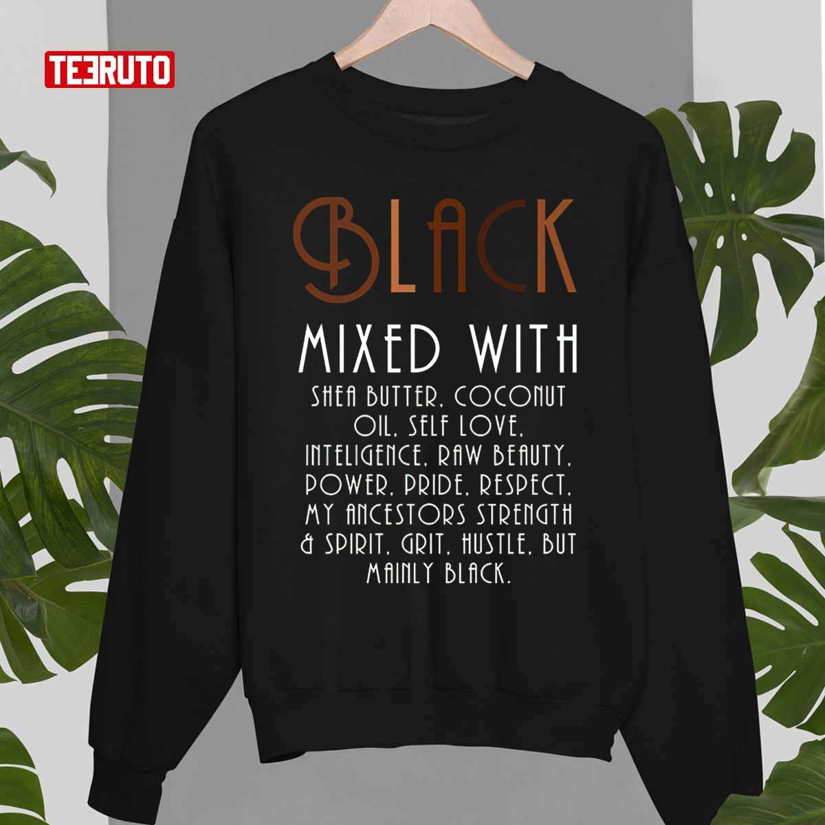 Black Woman Melanin Black Is Beautiful Mom Unisex Sweatshirt