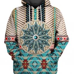 Blue Mandala 3D Hoodie