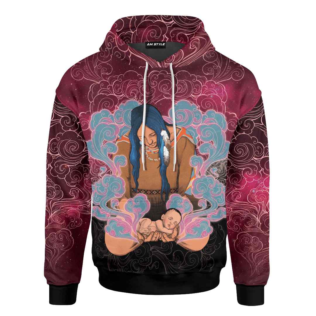 Born In Nature – Native American Personalized 3D Hoodie