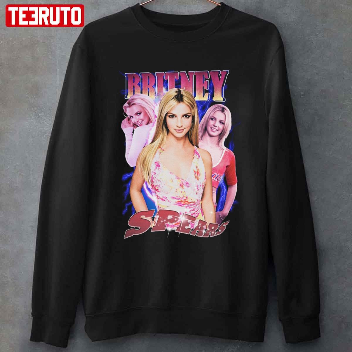 Britney Spears Vintage Pop Star Retro Bootleg Unisex T-Shirt Sweatshirt