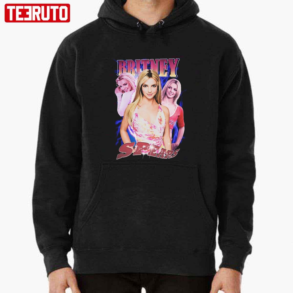 Britney Spears Vintage Pop Star Retro Bootleg Unisex T-Shirt Hoodie