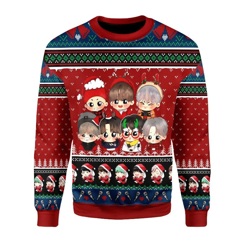 BTS Band All Over Printed Sweater