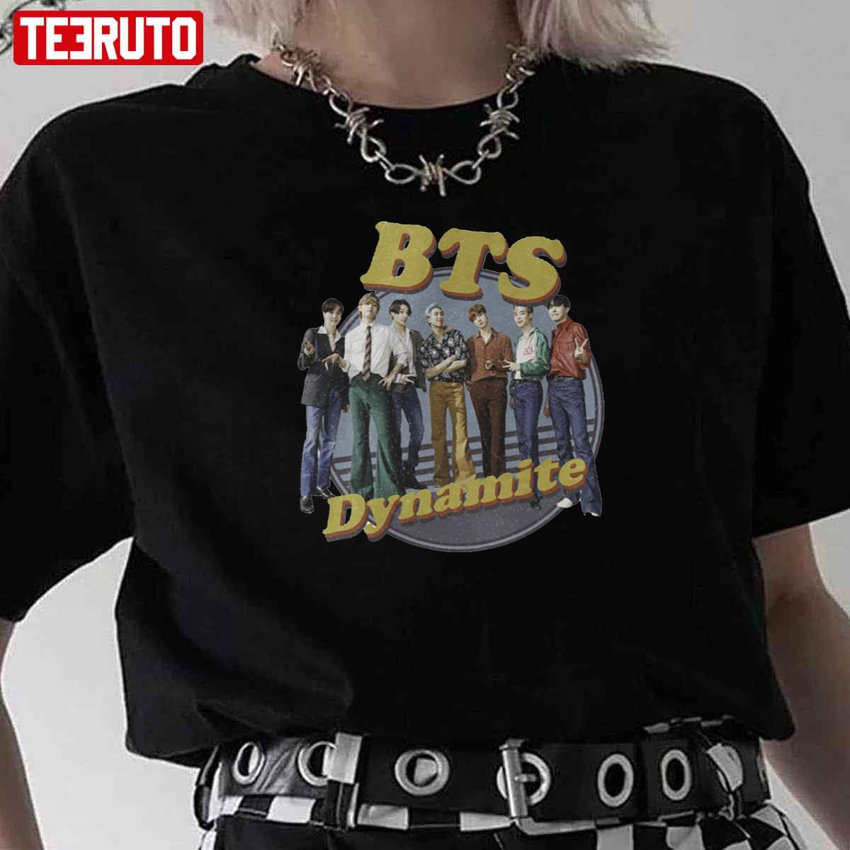 BTS Dynamite Bangtan Merch Unisex T-Shirt
