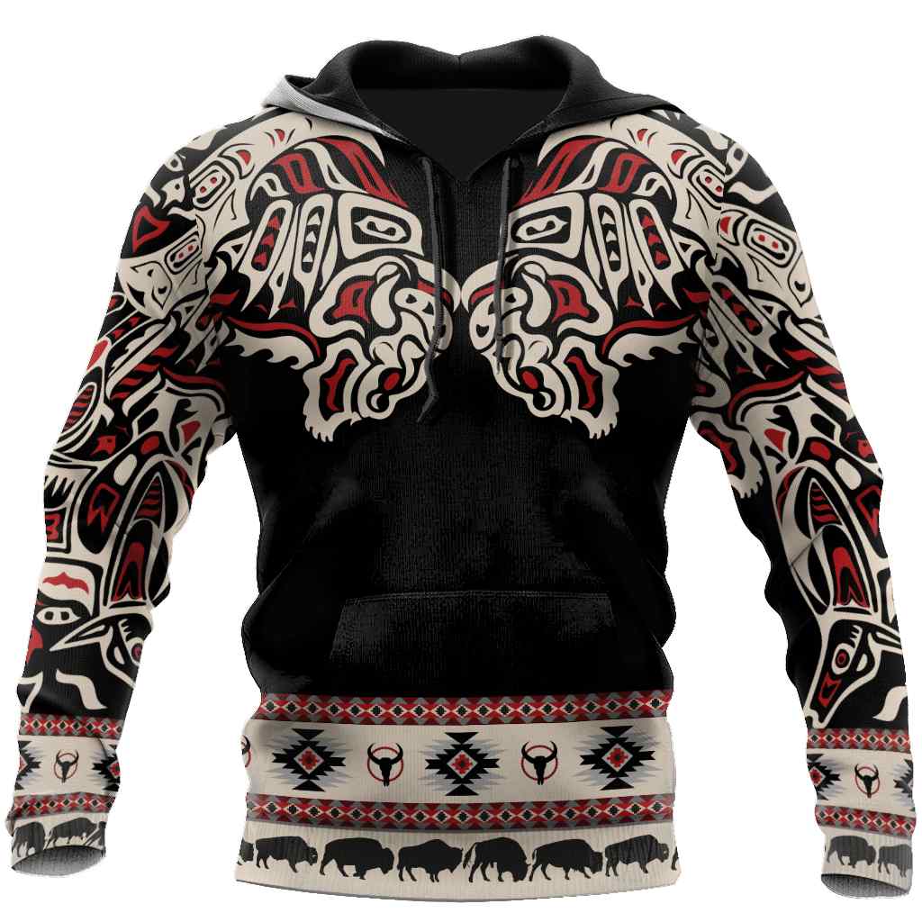 Buffalo Myth – Native American 3D Hoodie