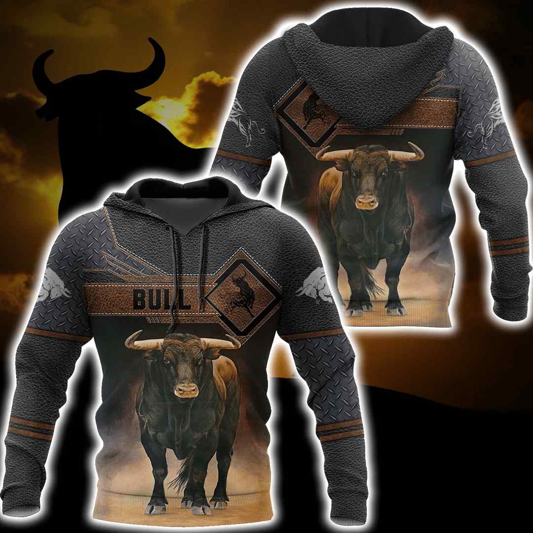 Bull 3D Hoodie