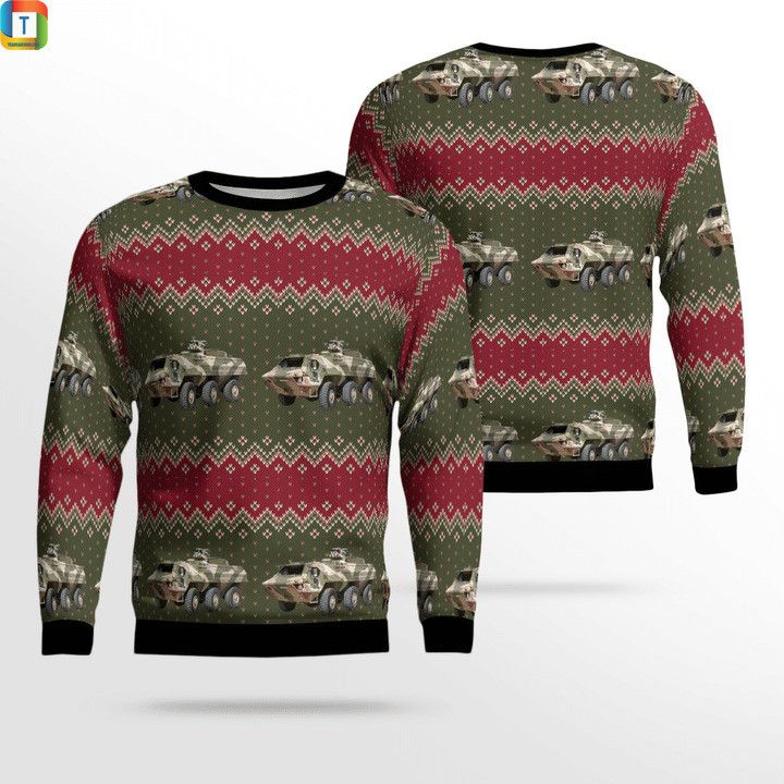 Bundeswehr Fuchs Ugly Christmas 3D Sweater