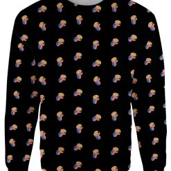 Burger Tongue Christmas 3D Sweater