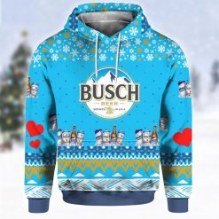 Busch Beer Christmas 3D Hoodie