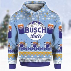 Busch Latte Beer Christmas 3D Hoodie