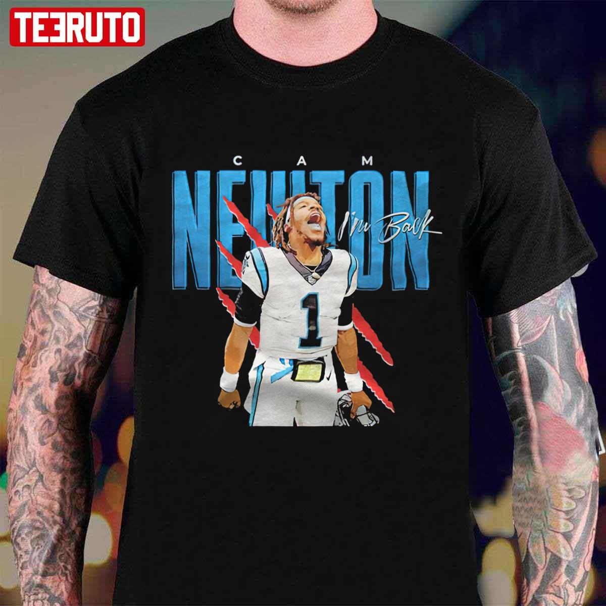 Carolina Panthers Cam Newton I’m Back Signature Unisex T-Shirt