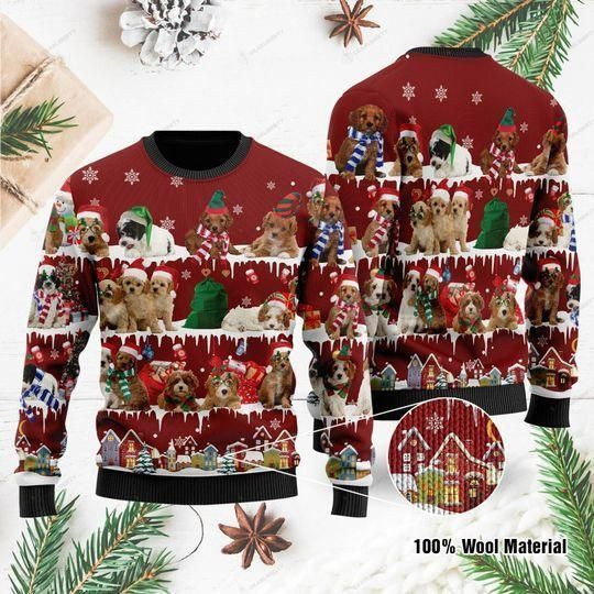 Cavoodle Sweater Christmas 3D