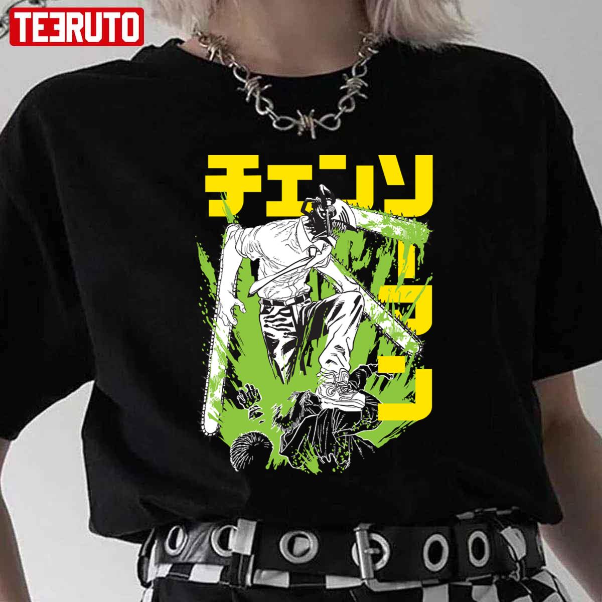 Chainsaw Man Warrior Horror Anime Manga Unisex T-Shirt