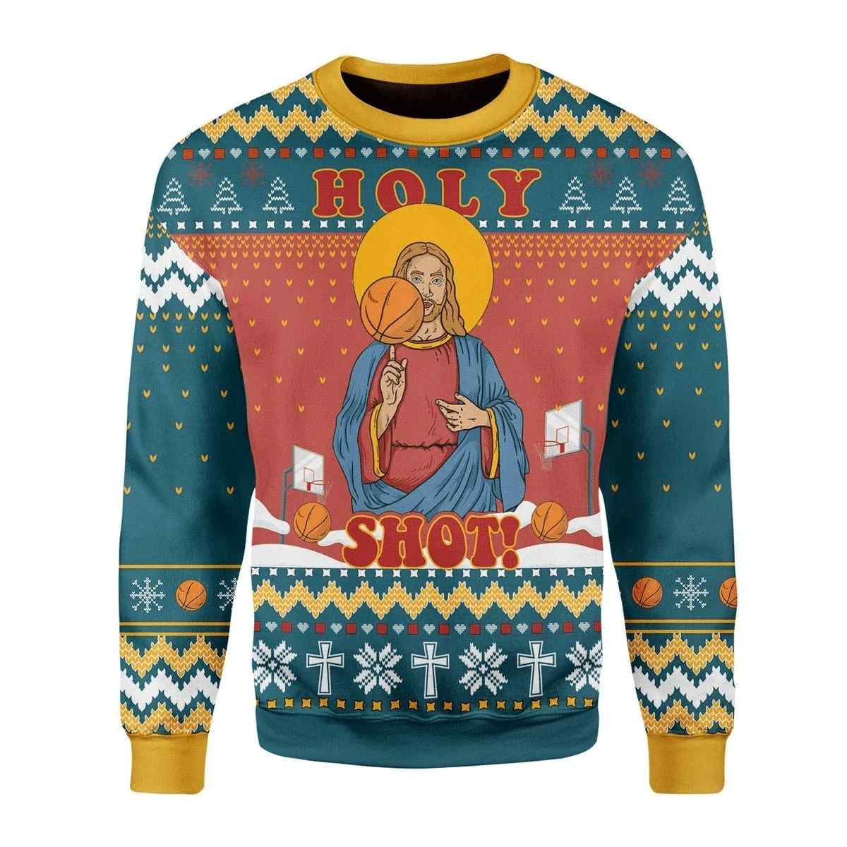 Christ Jesus Holy Shot! Christmas 3D Hoodie