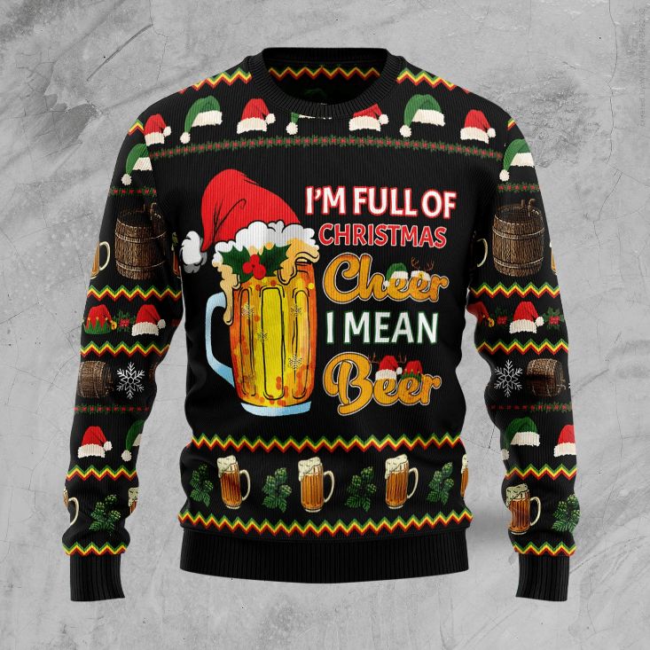 Christmas Cheer Beer 3D Sweater