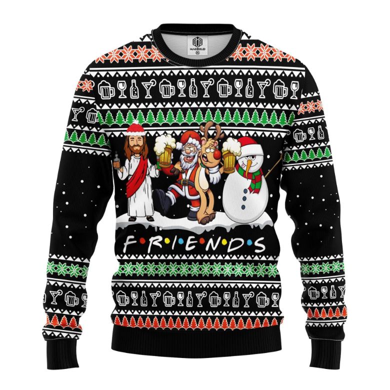 Christmas Friends 3D Sweater