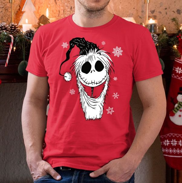 Christmas Jack Skellington Nightmare Before Christmas Funny T-Shirt