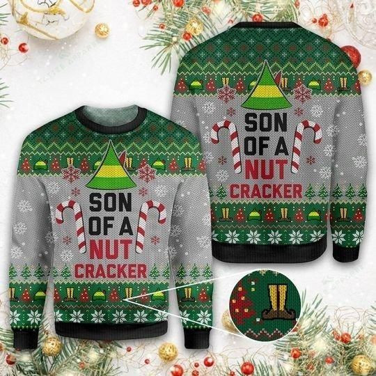 Christmas Patterns Son Of A Nut Cracker 3D Sweater