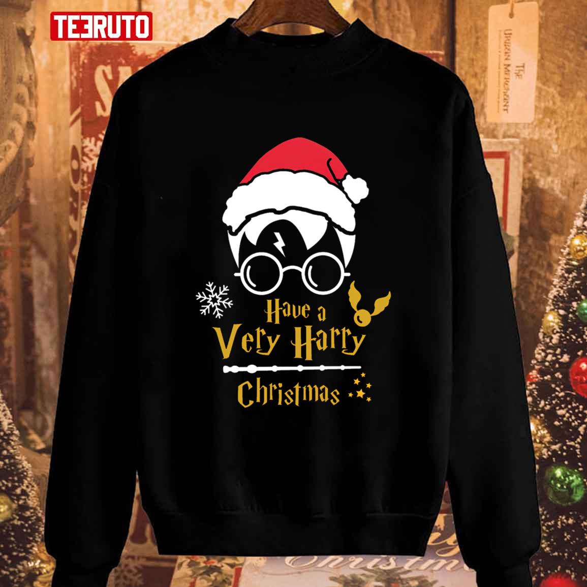 Christmas Pottery Wizard Harry Potter Unisex Sweatshirt