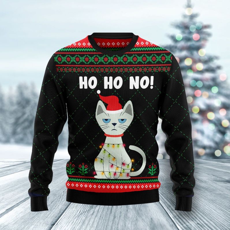 Christmas Sweater 3D Cat