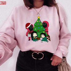 Christmas Tree Squid Game Kang Sae Byeok Unisex Sweatshirt