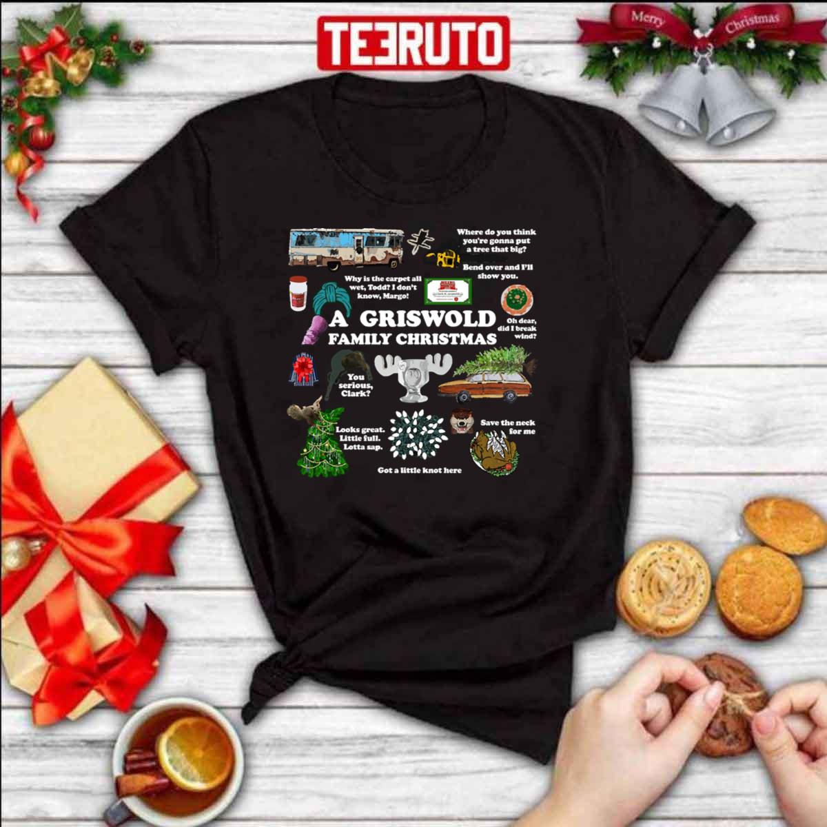 Christmas Vacation Collage National Lampoon Unisex T-Shirt