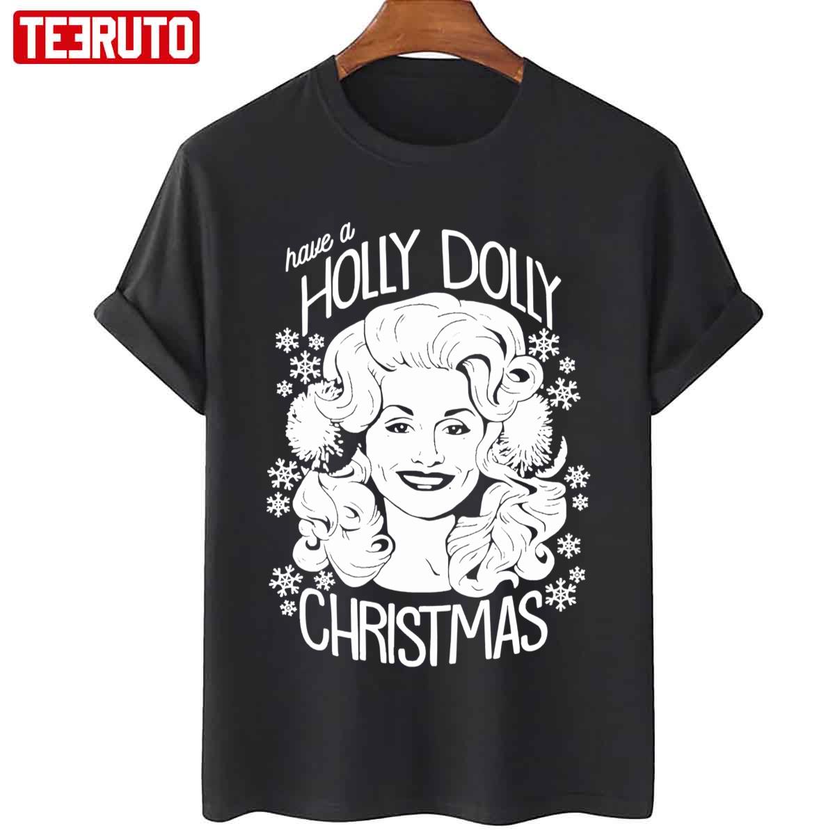 Christmast Holly Dolly Parton Unisex T-Shirt