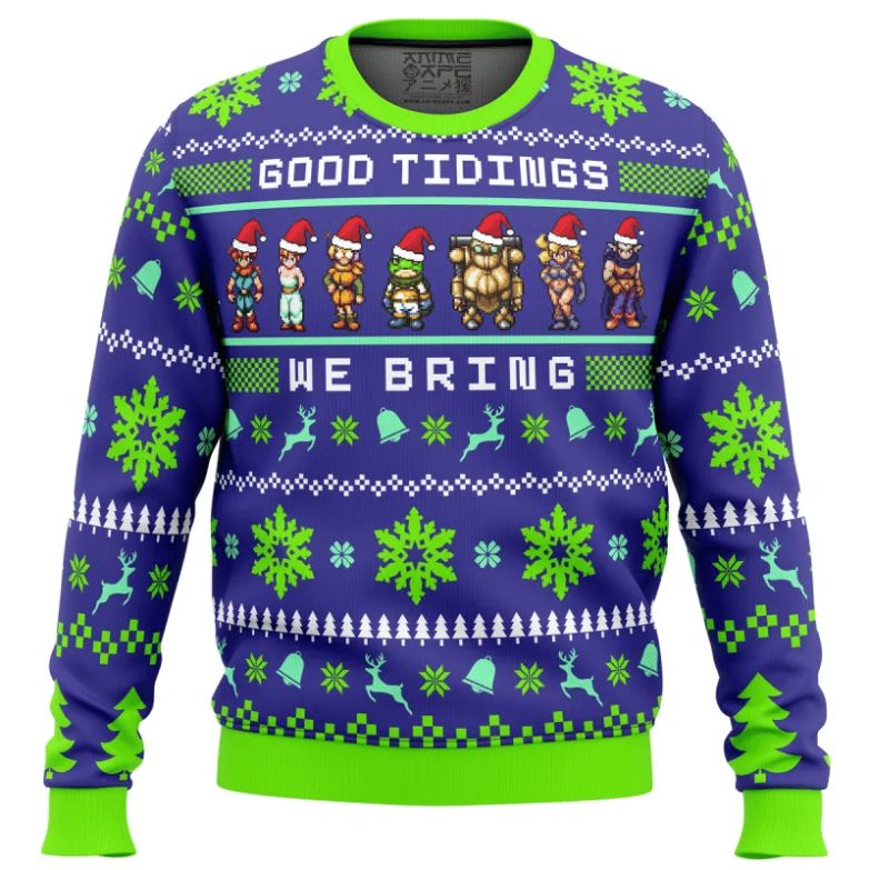 Chrono Trigger Good Tidings We Bring Sweater 3D Xmas